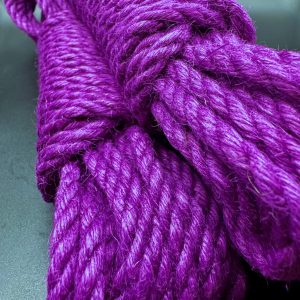 Deep Purple Jute Rope - 6mm x 9m-9.5m length